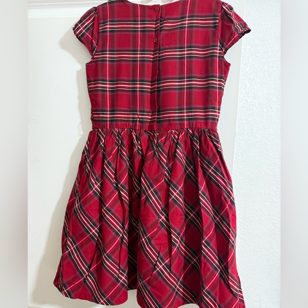 Carter's Red Plaid Kids Formal Dress